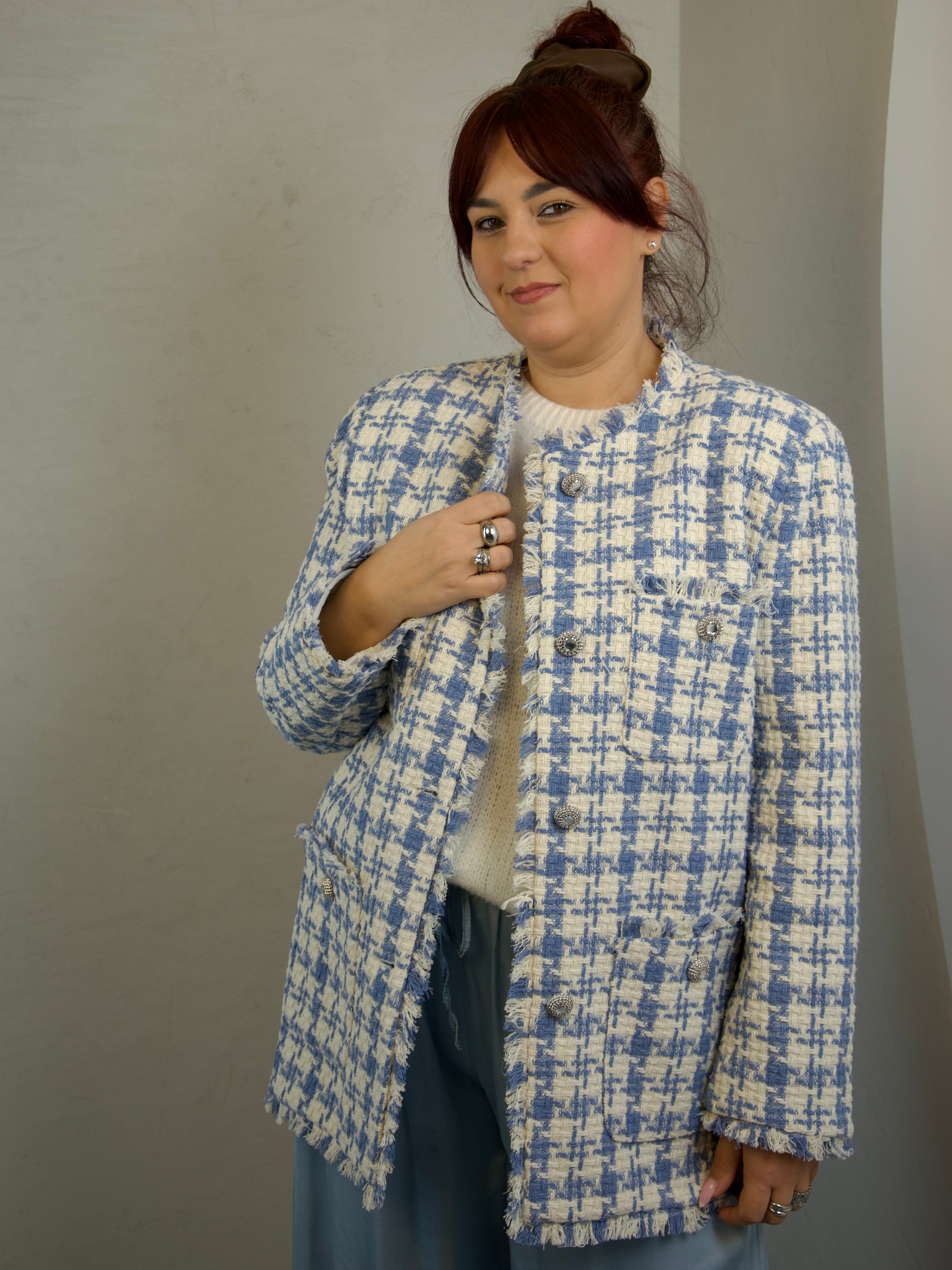 Lumina Houndstooth Blazer