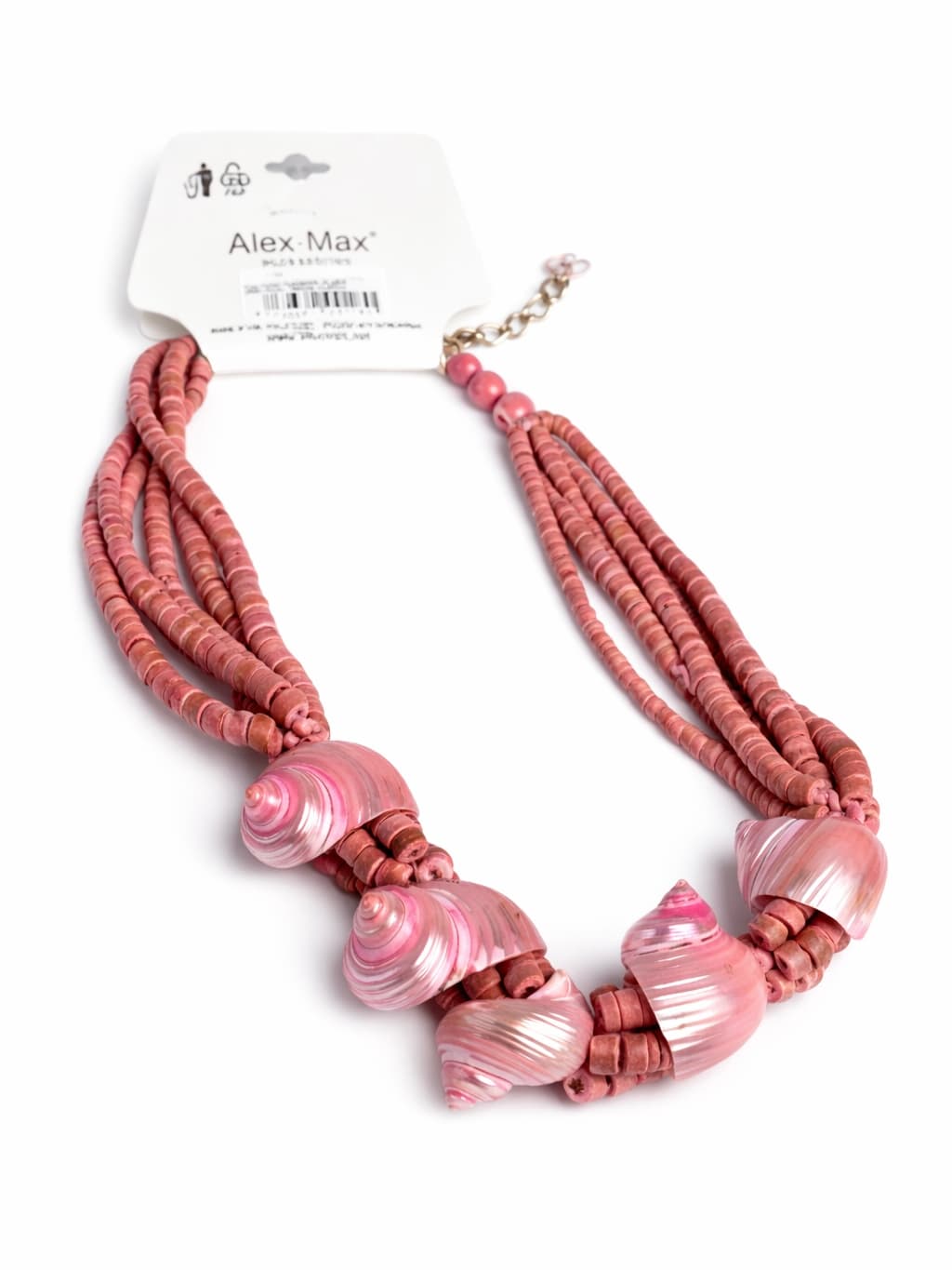Pink shell pendant