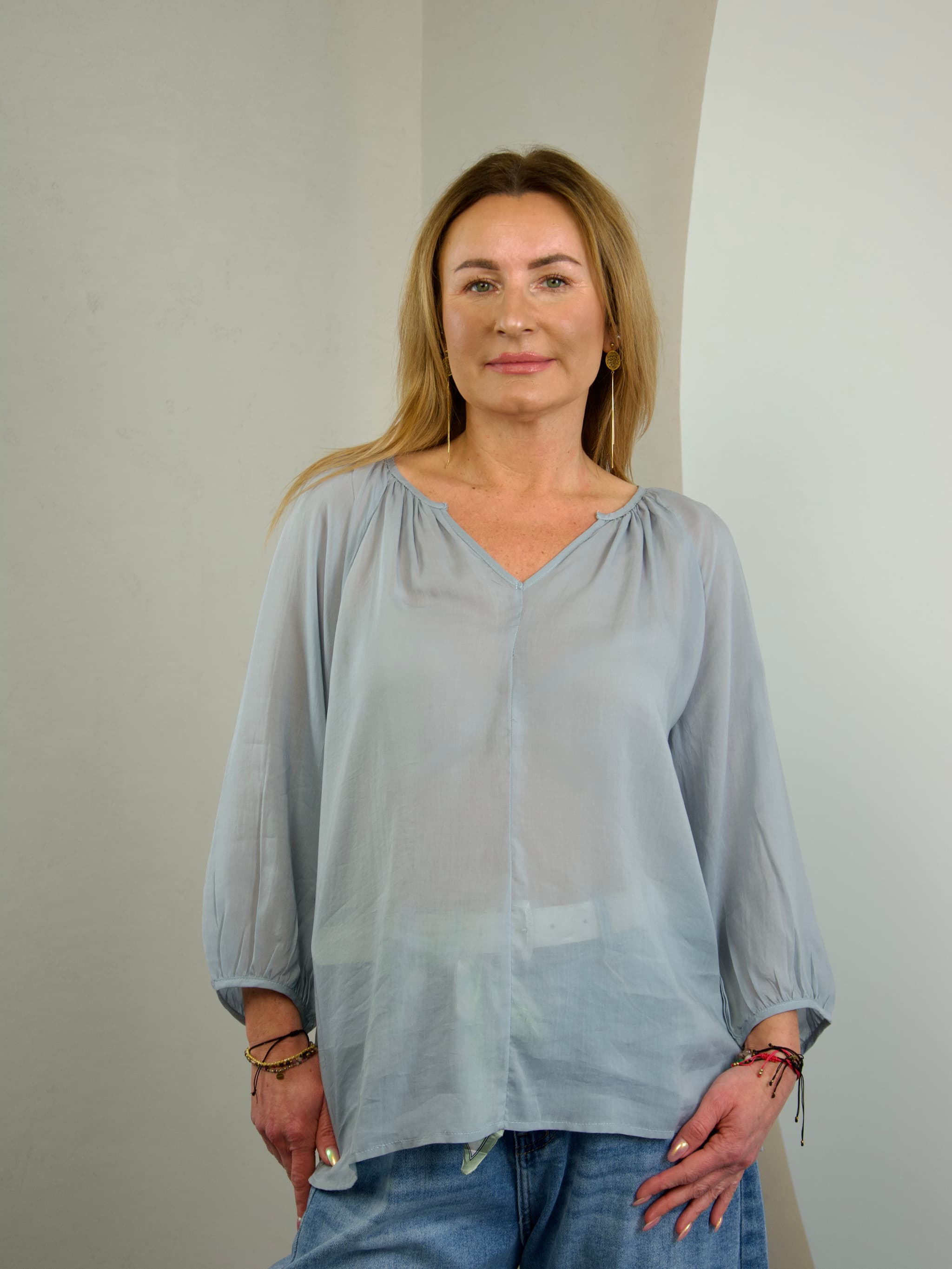 heer 3/4 sleeve blouse