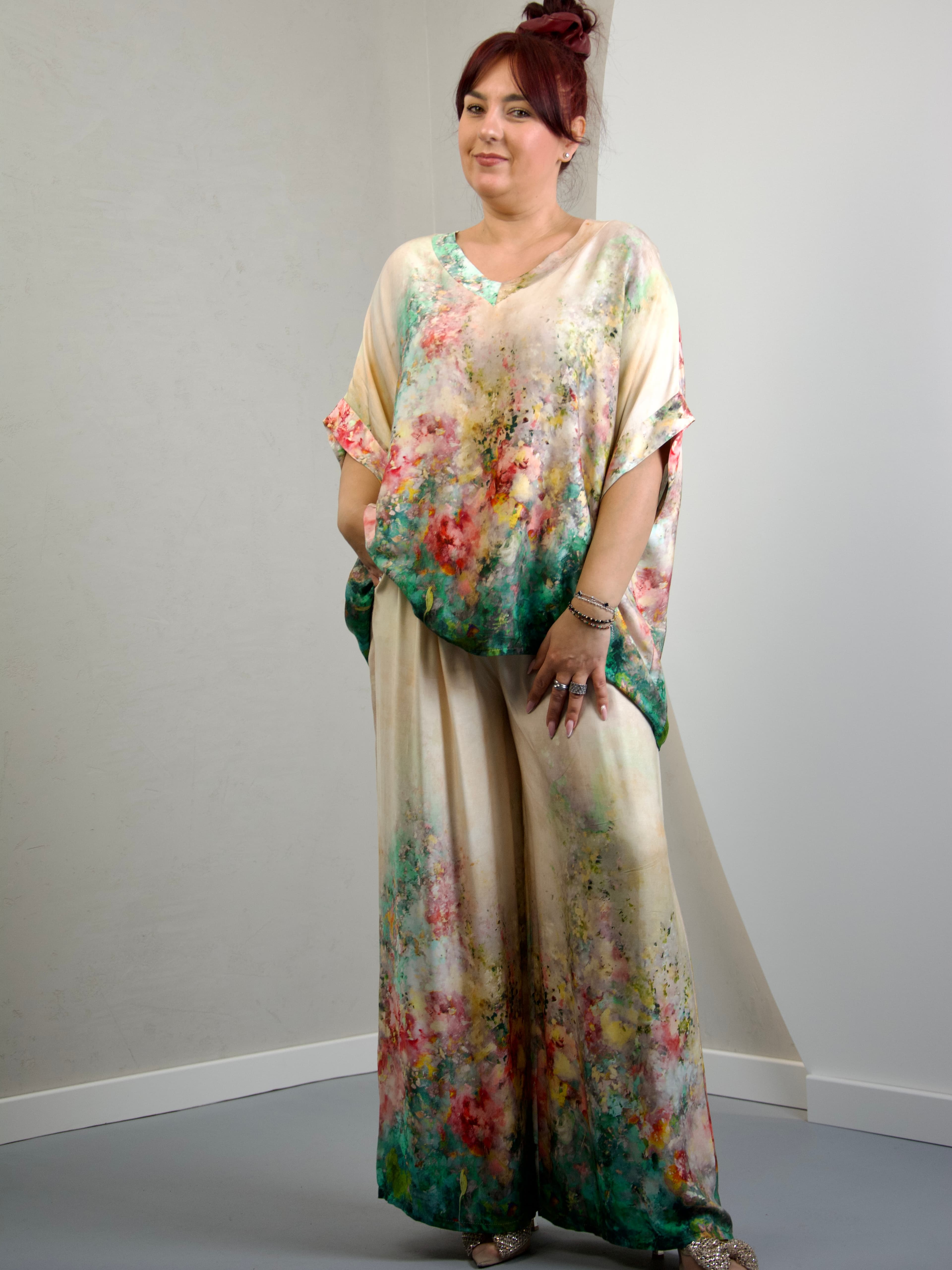 Floral viscose set