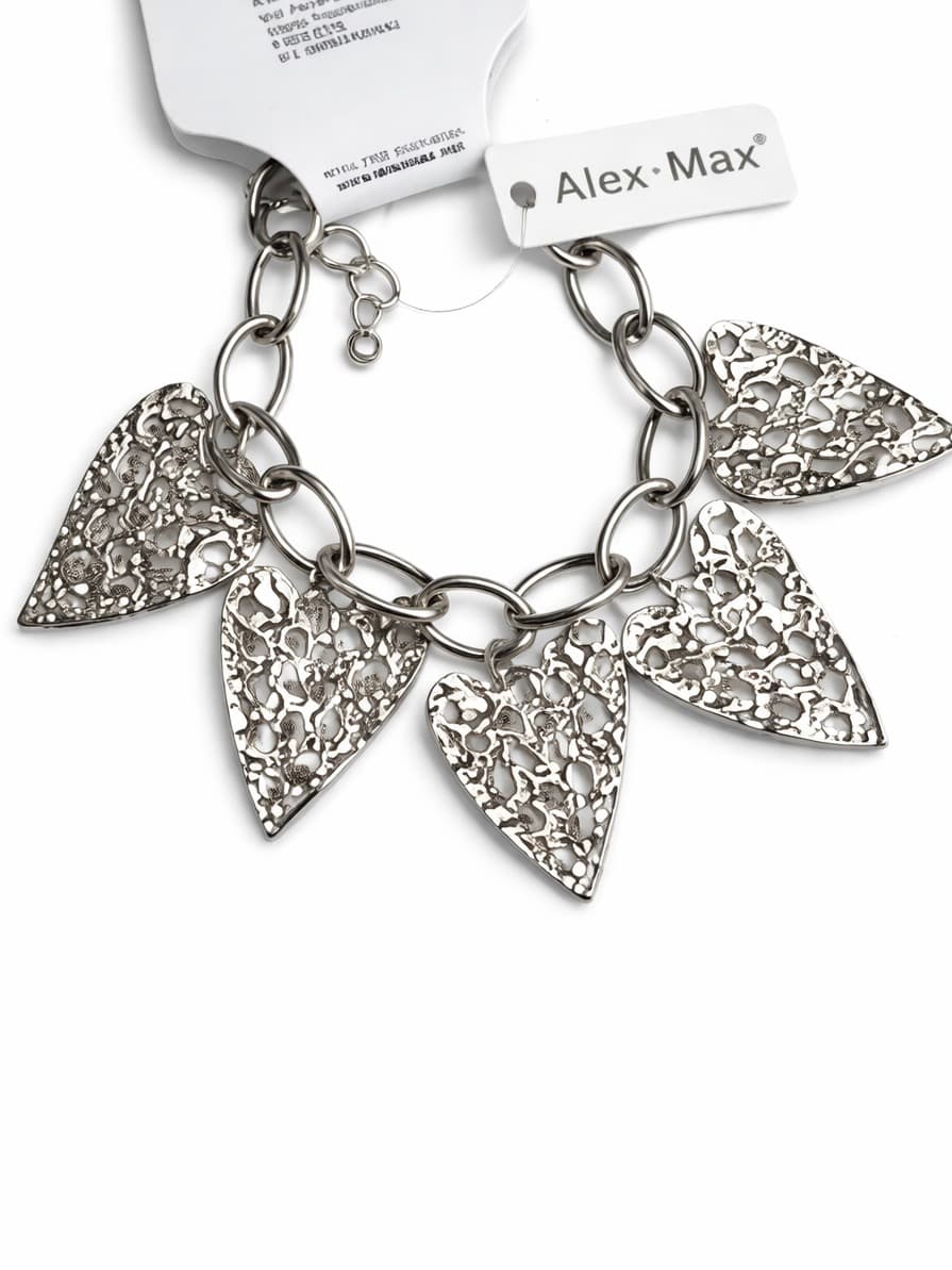 Alex Max bracelet with leaky hearts