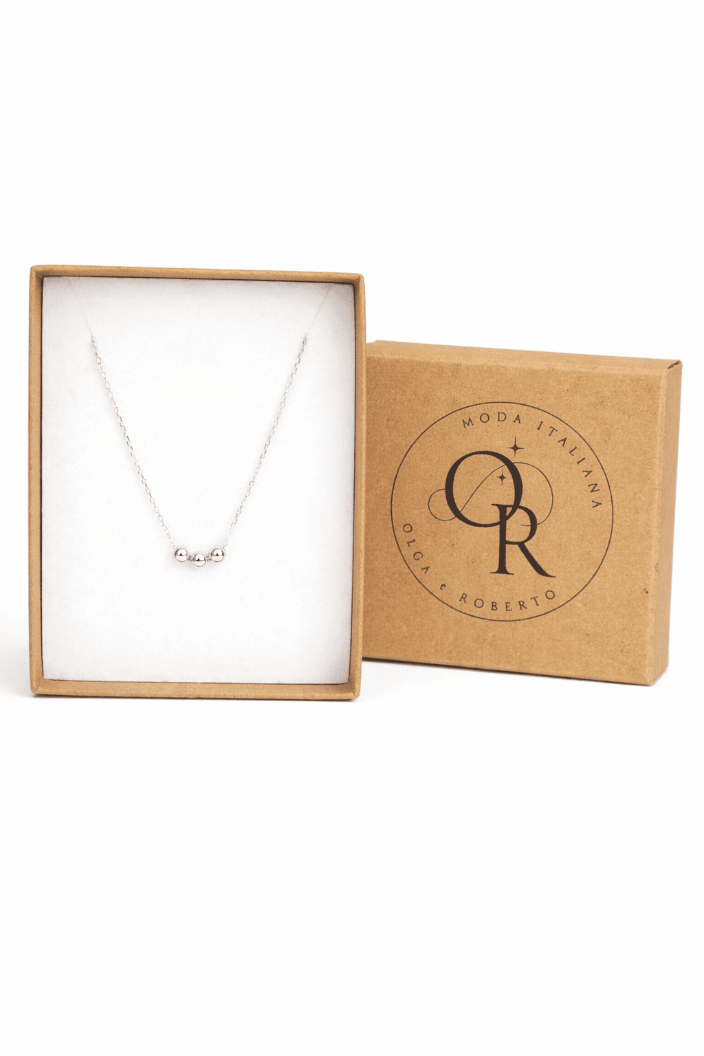 Beaded necklace – 925 sterling silver