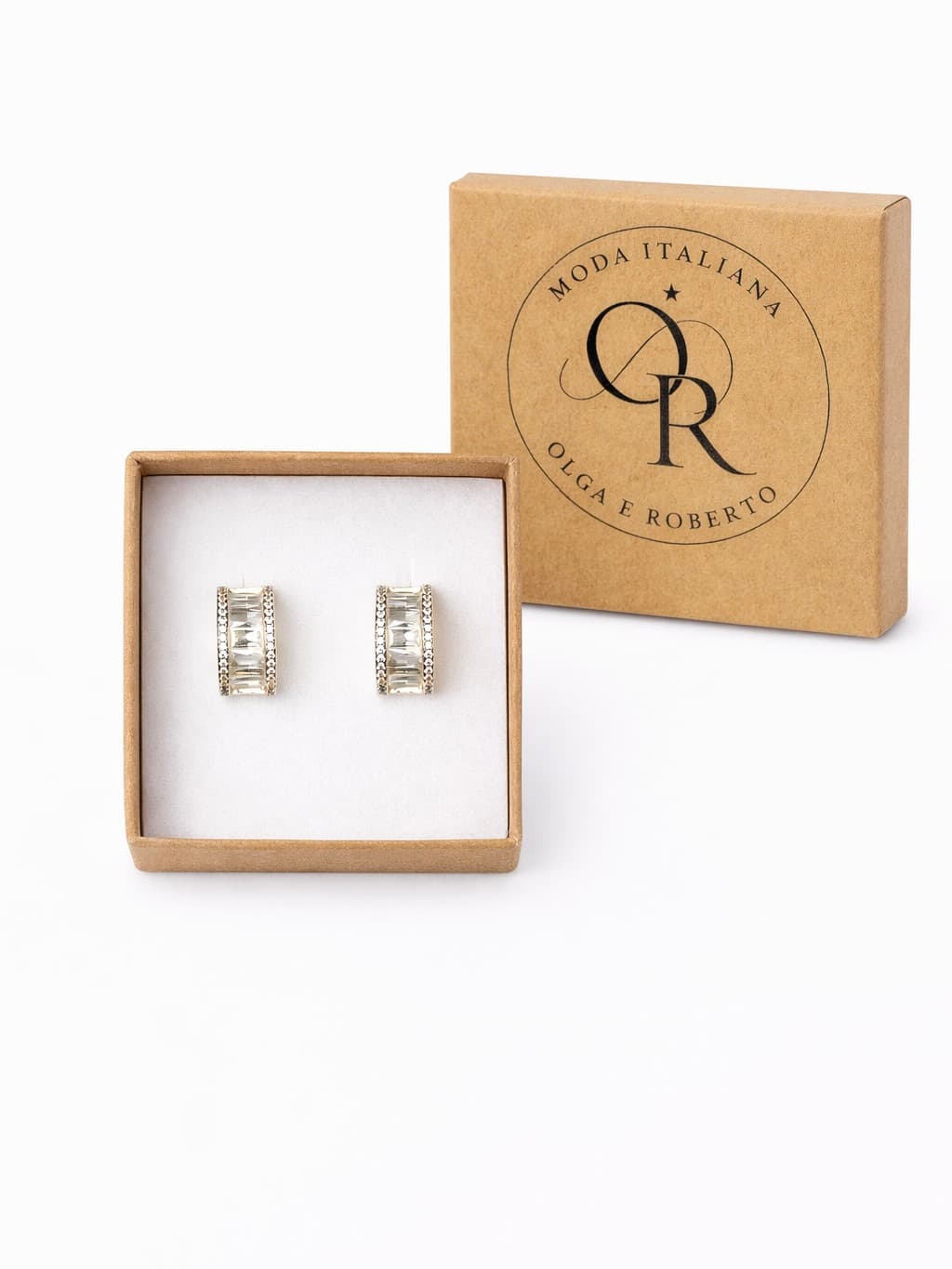 Bridge earrings – 925 sterling silver / gold plated