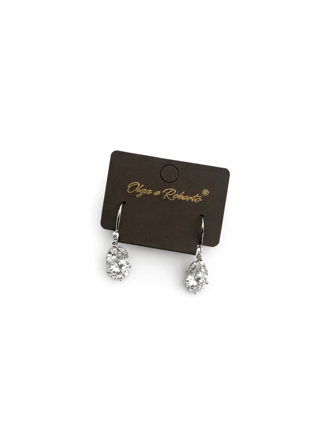 Leaf drop earrings