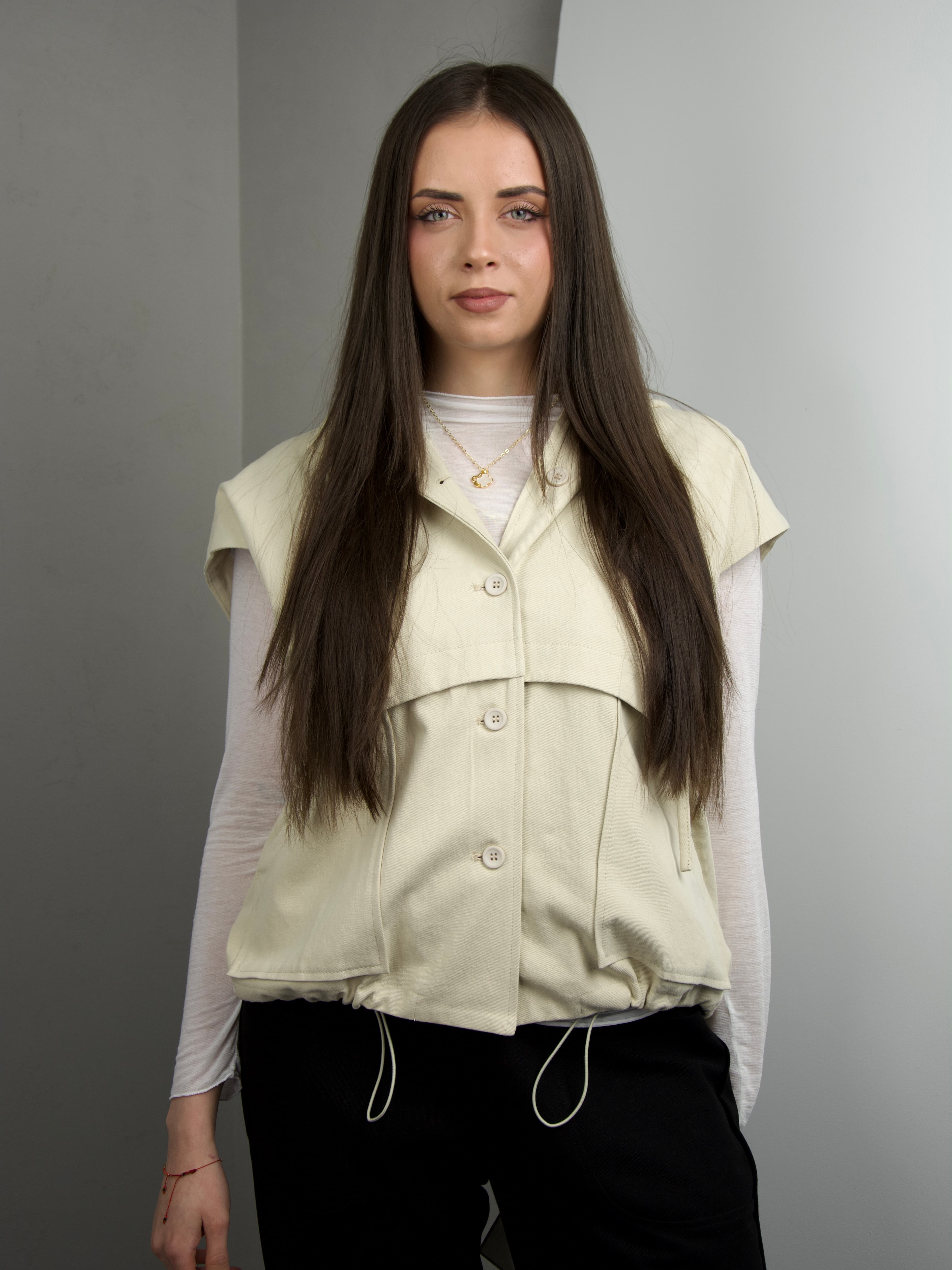 Kamizelka z kapturem