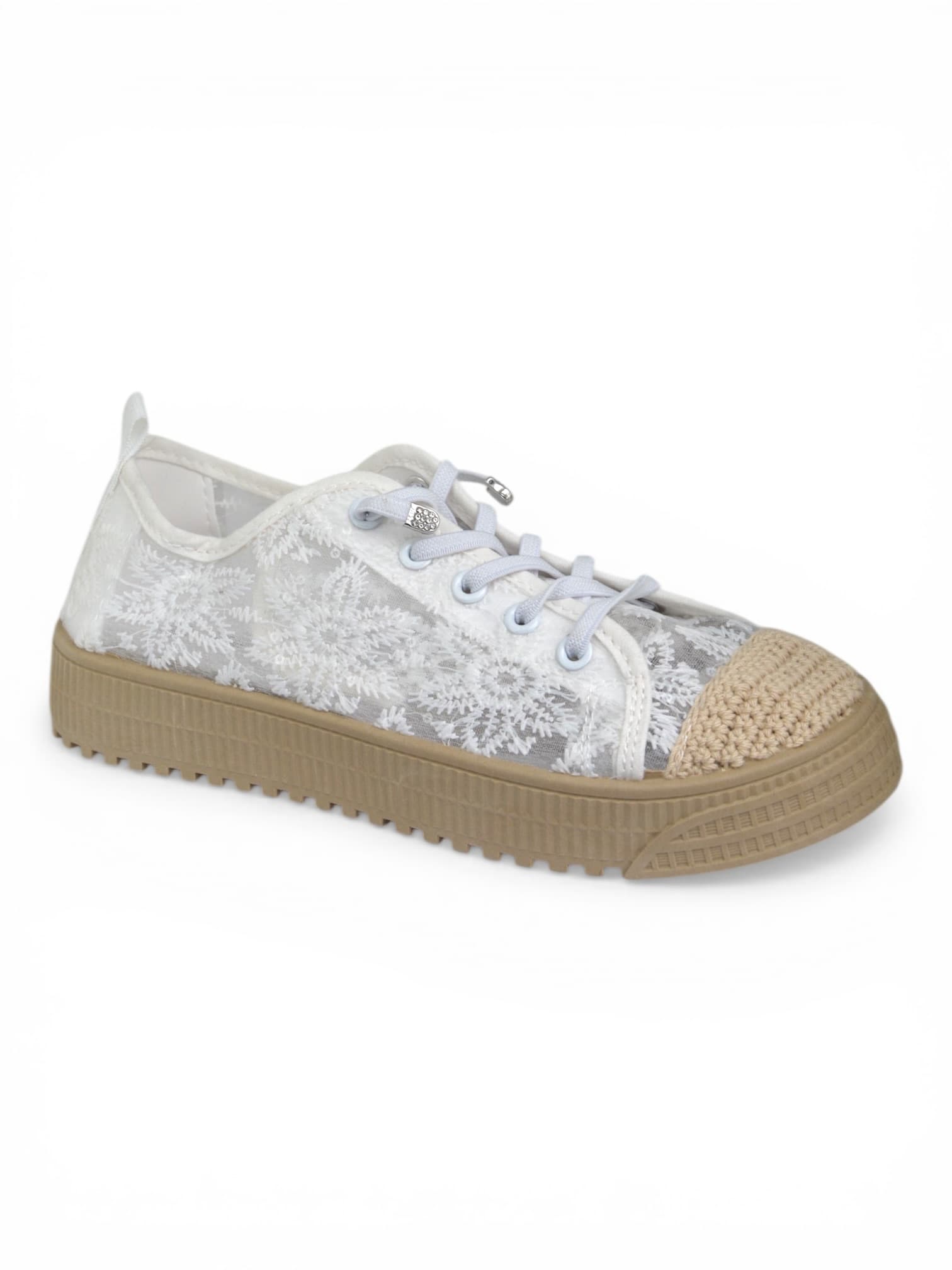 Buty z koronką BIAŁE