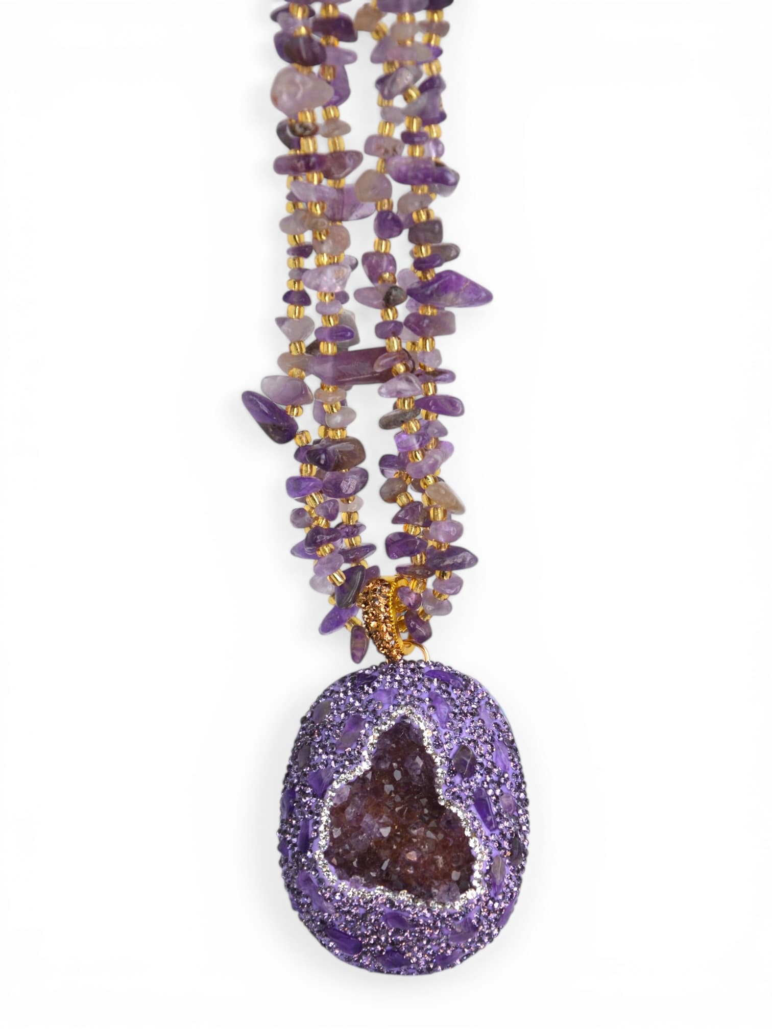 Wisior z kamieni naturalnych