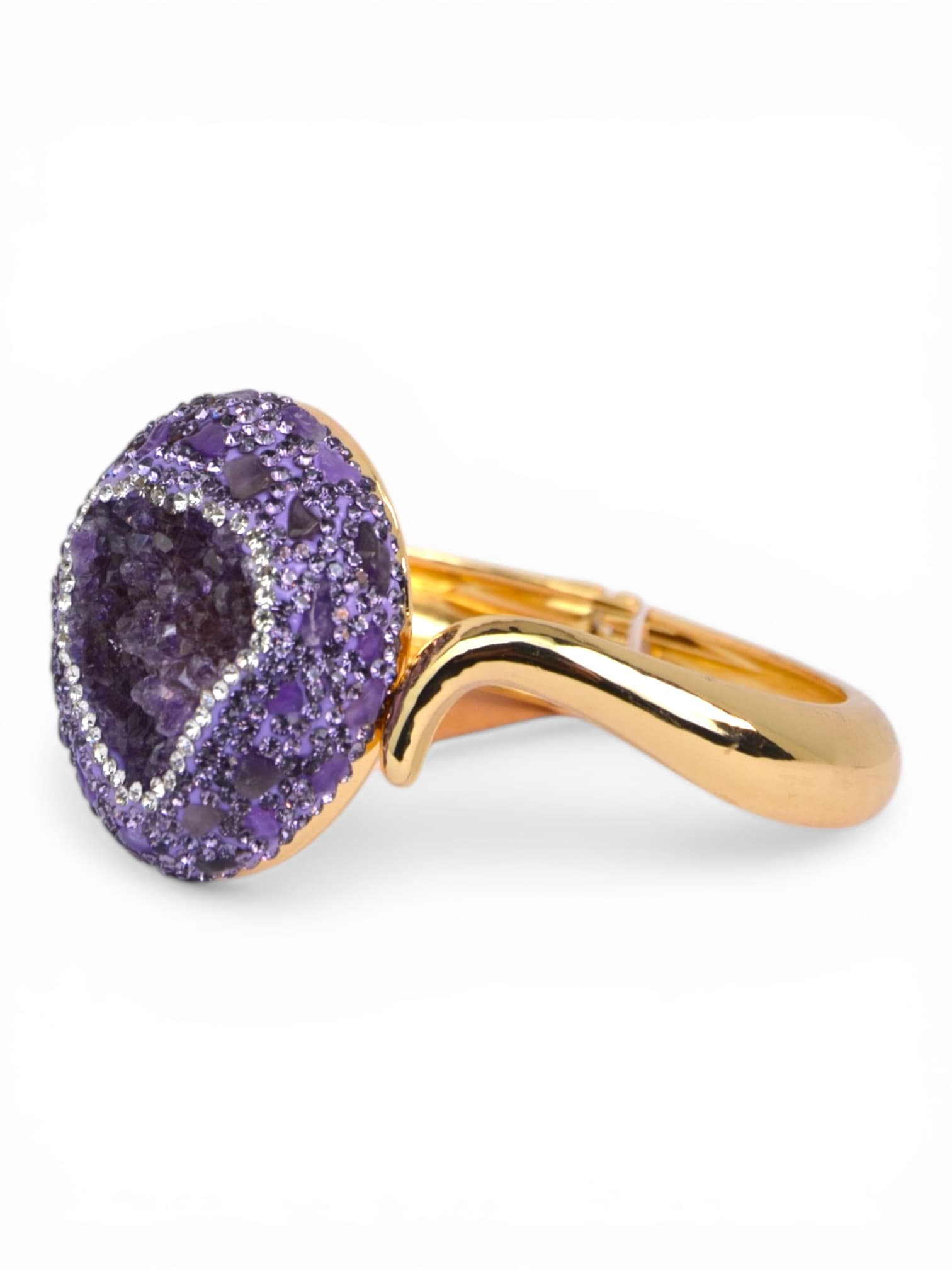 Bransoletka fioletowy ametyst