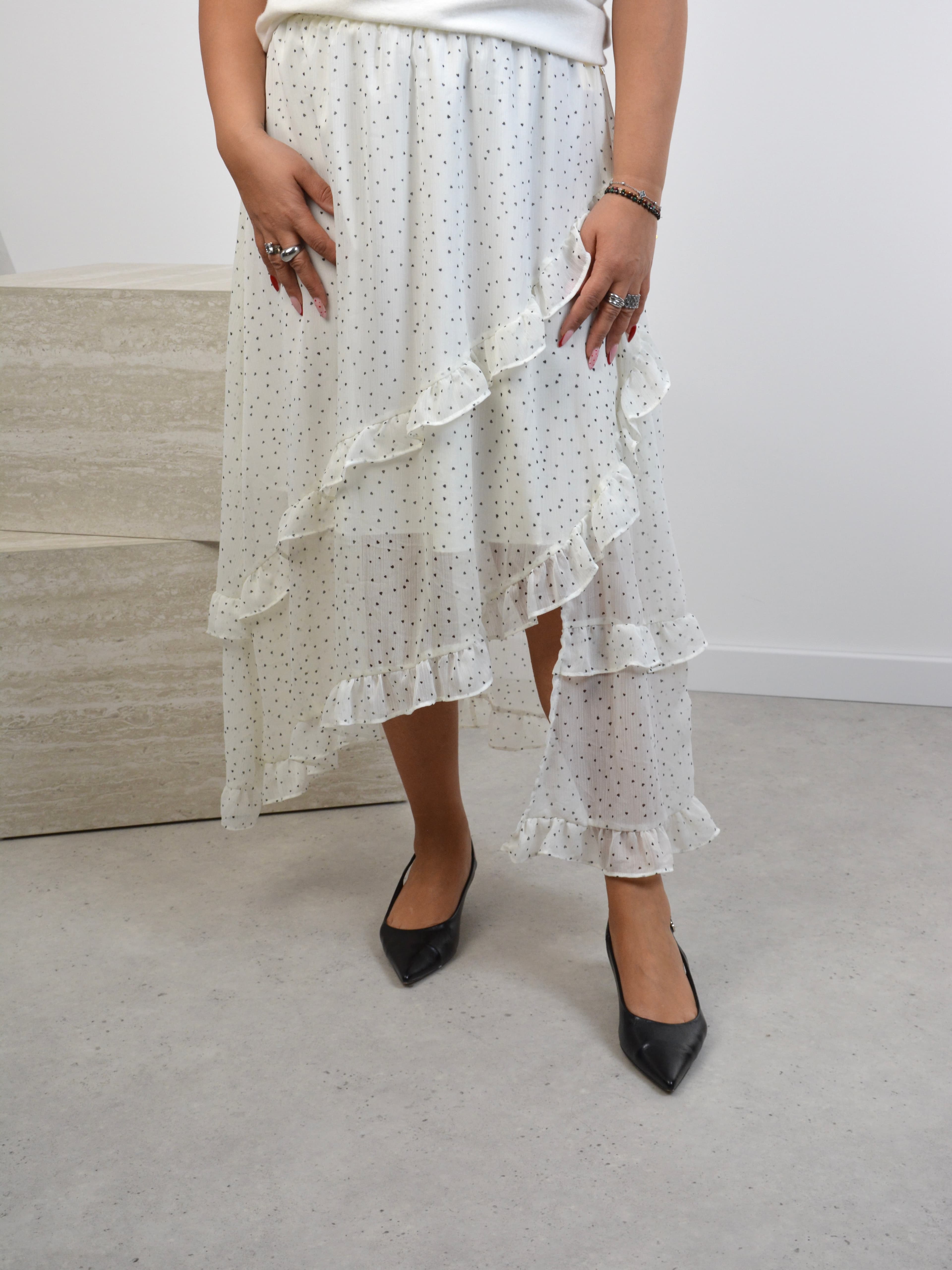 Spódnica w serduszka