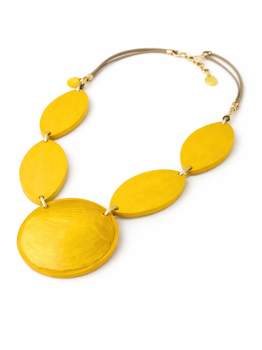 Alex Max yellow circle pendant