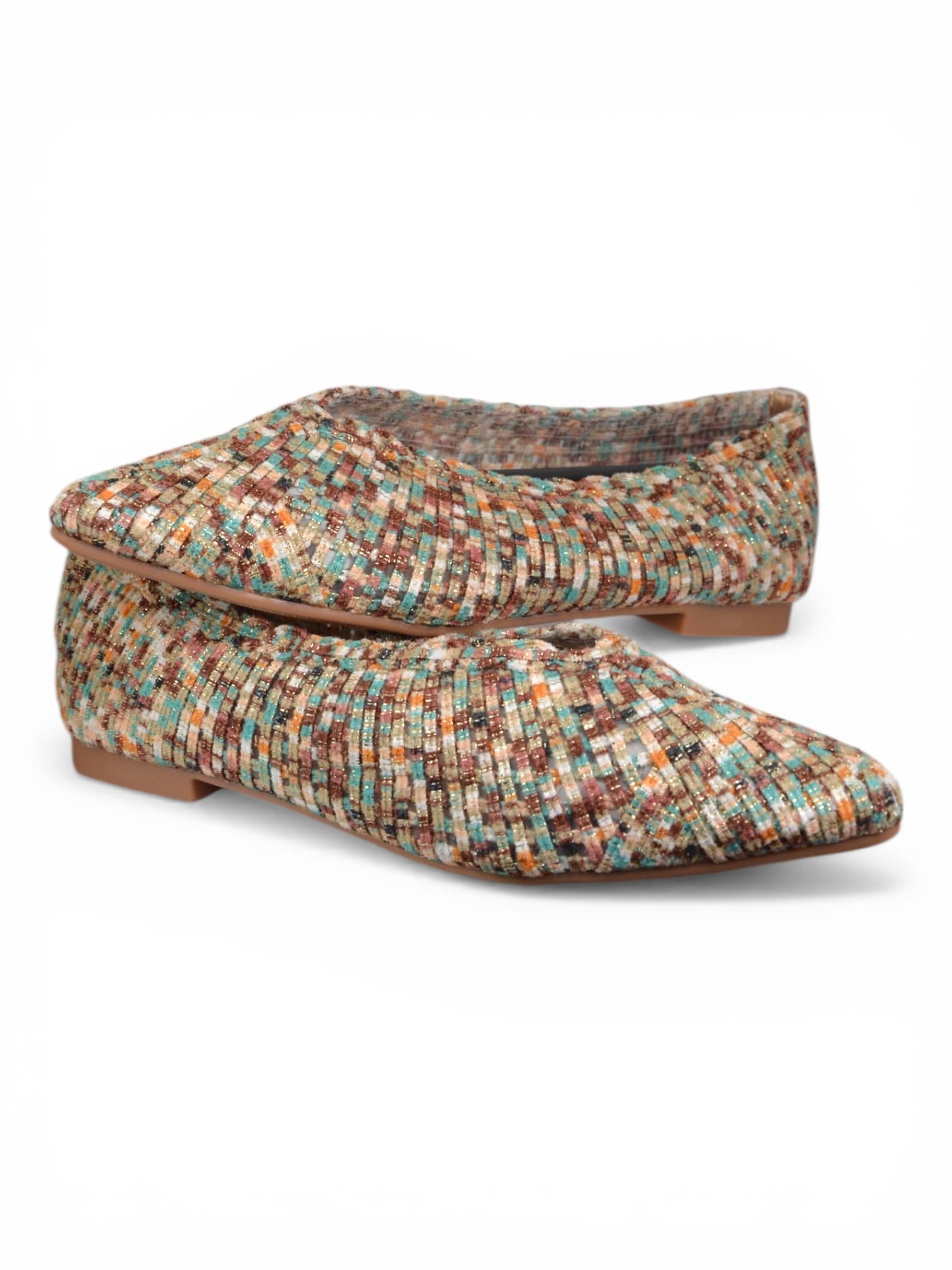 Baleriny materiałowe KOLOROWE