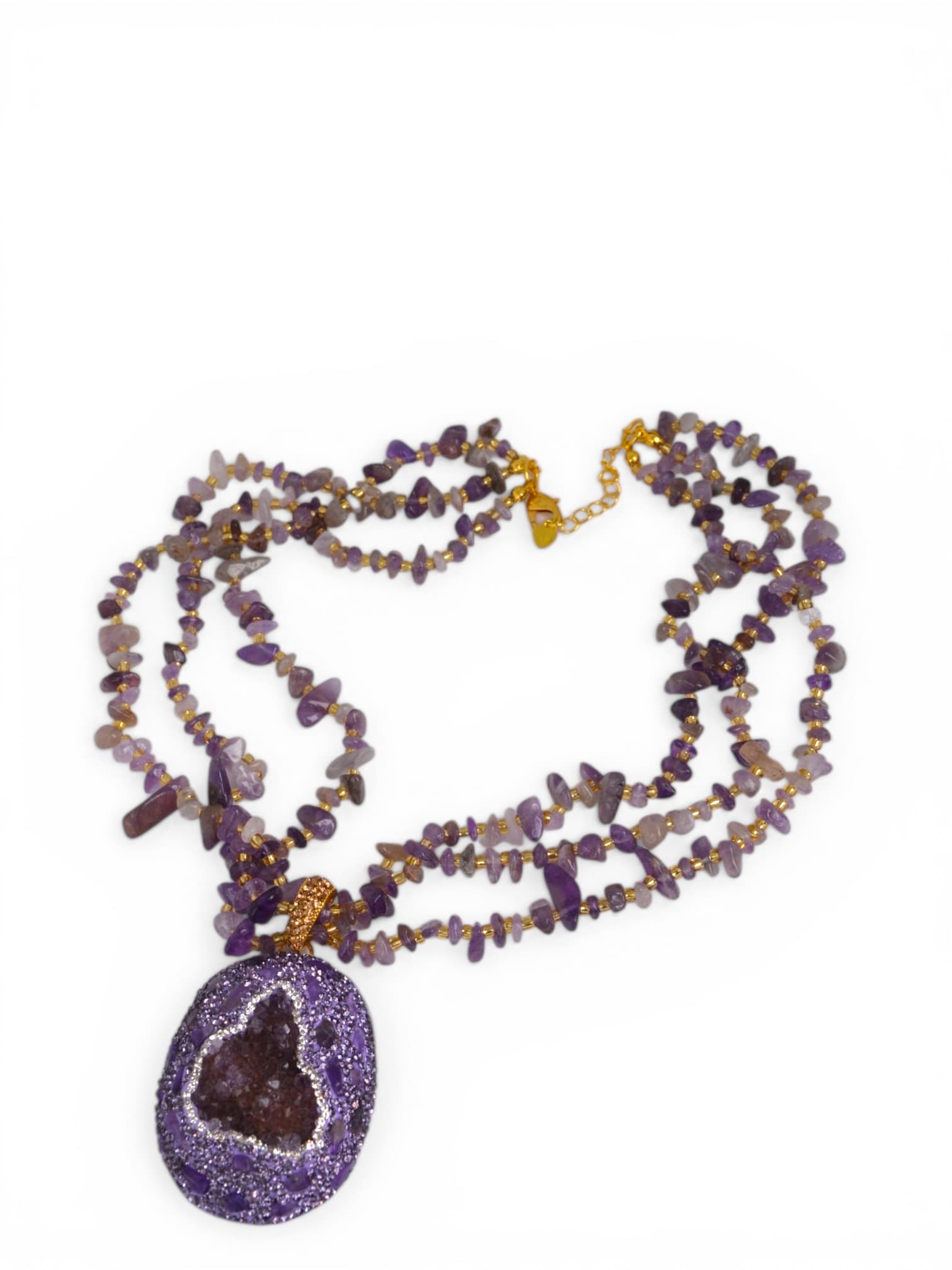 Wisior z kamieni naturalnych