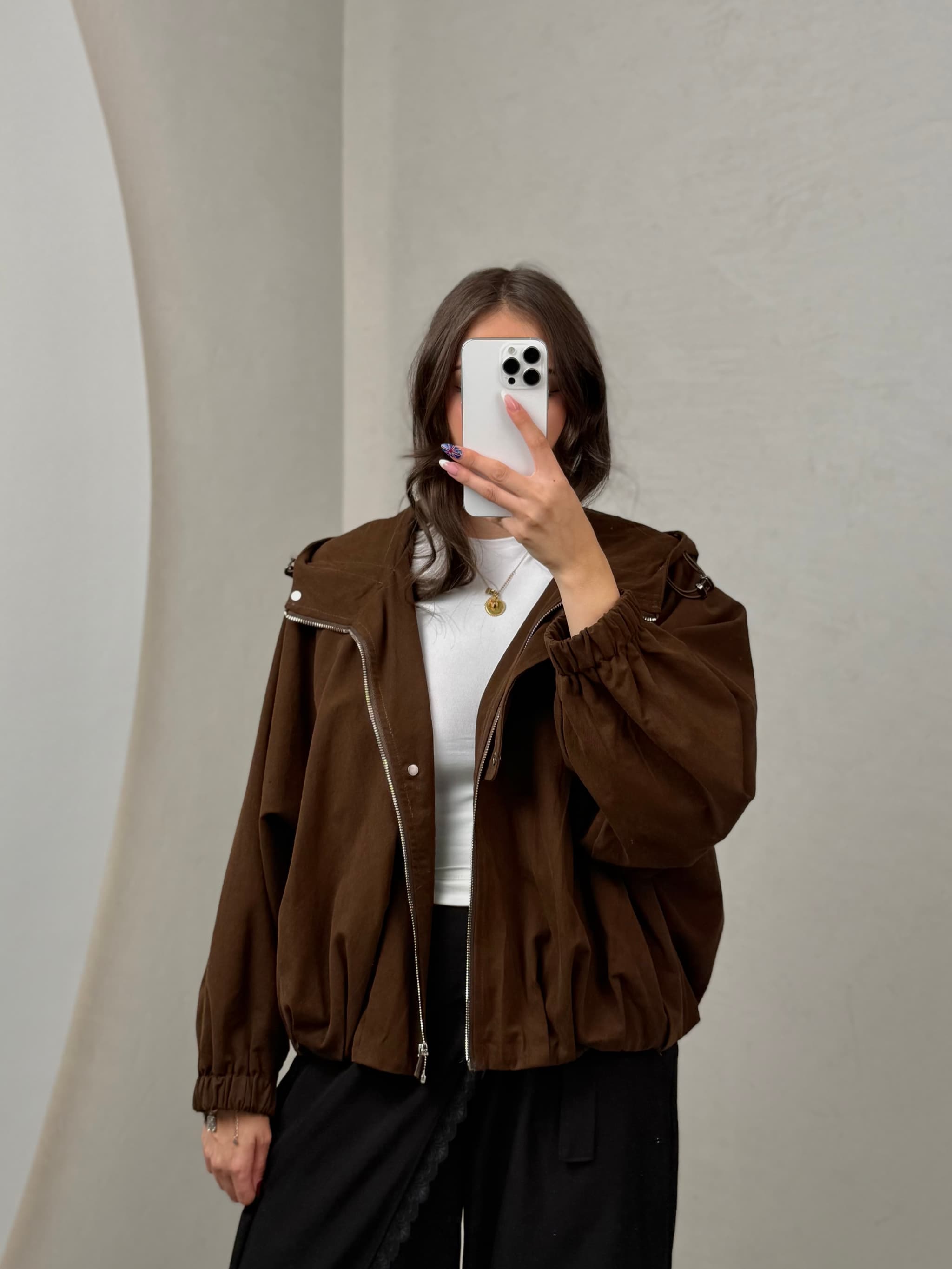 Kurtka bomberka oversize