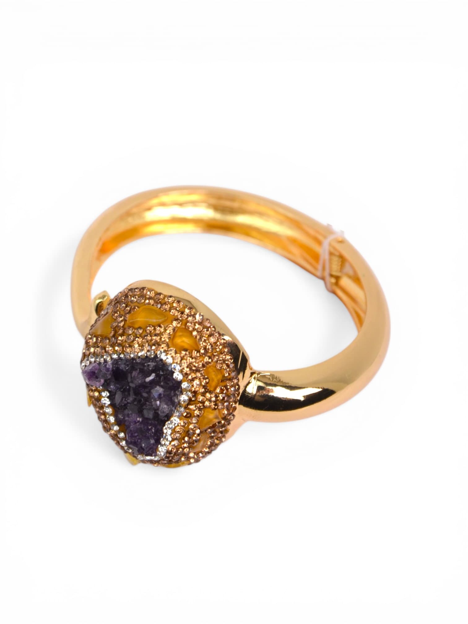 Bransoletka ametyst z cytrynem