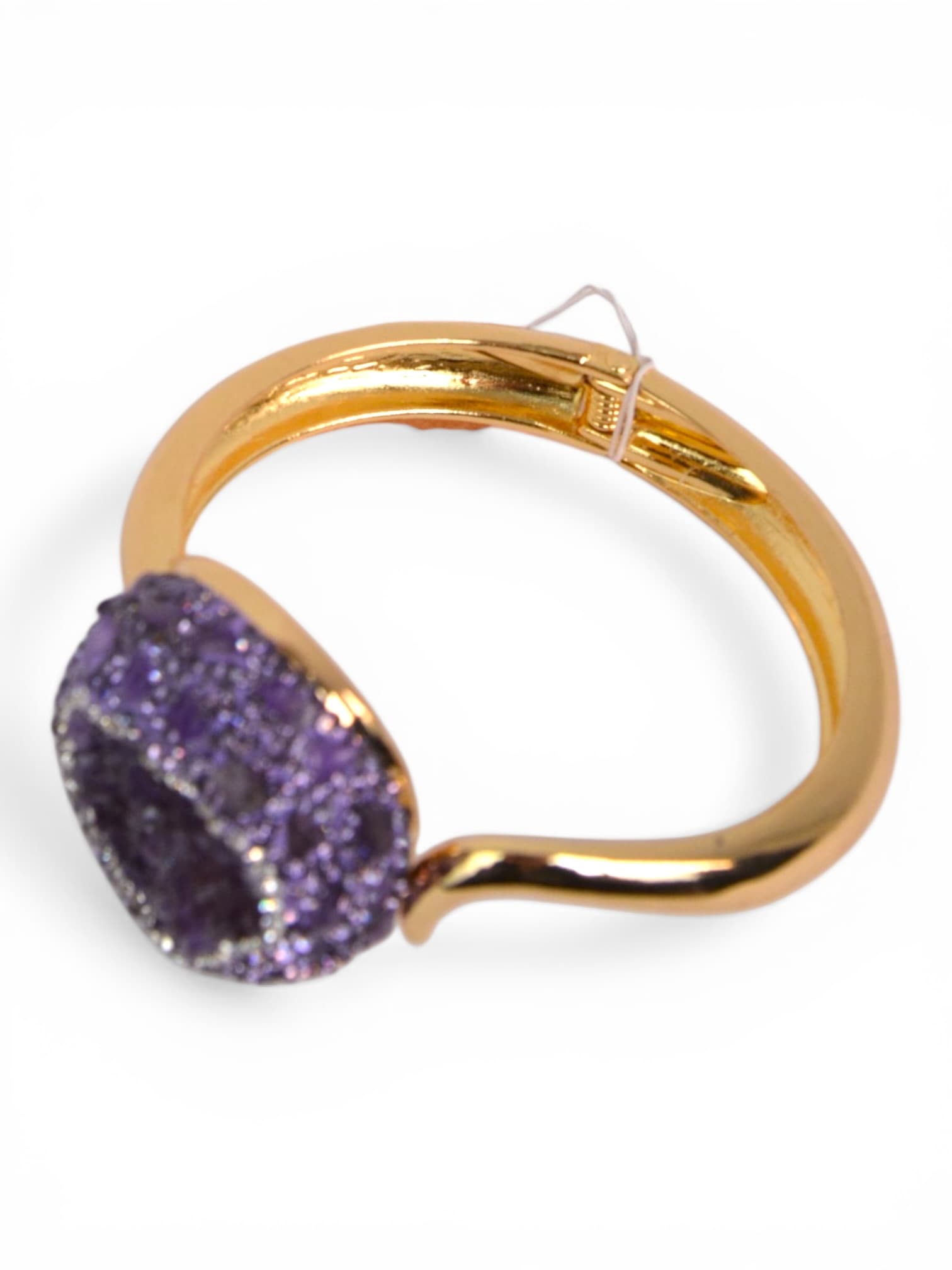 Bransoletka fioletowy ametyst