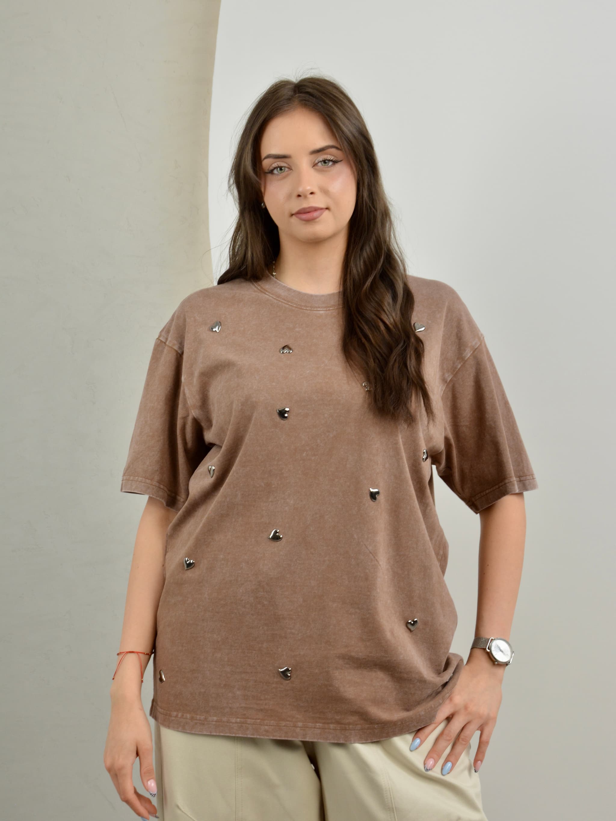 T-shirt z serduszkami