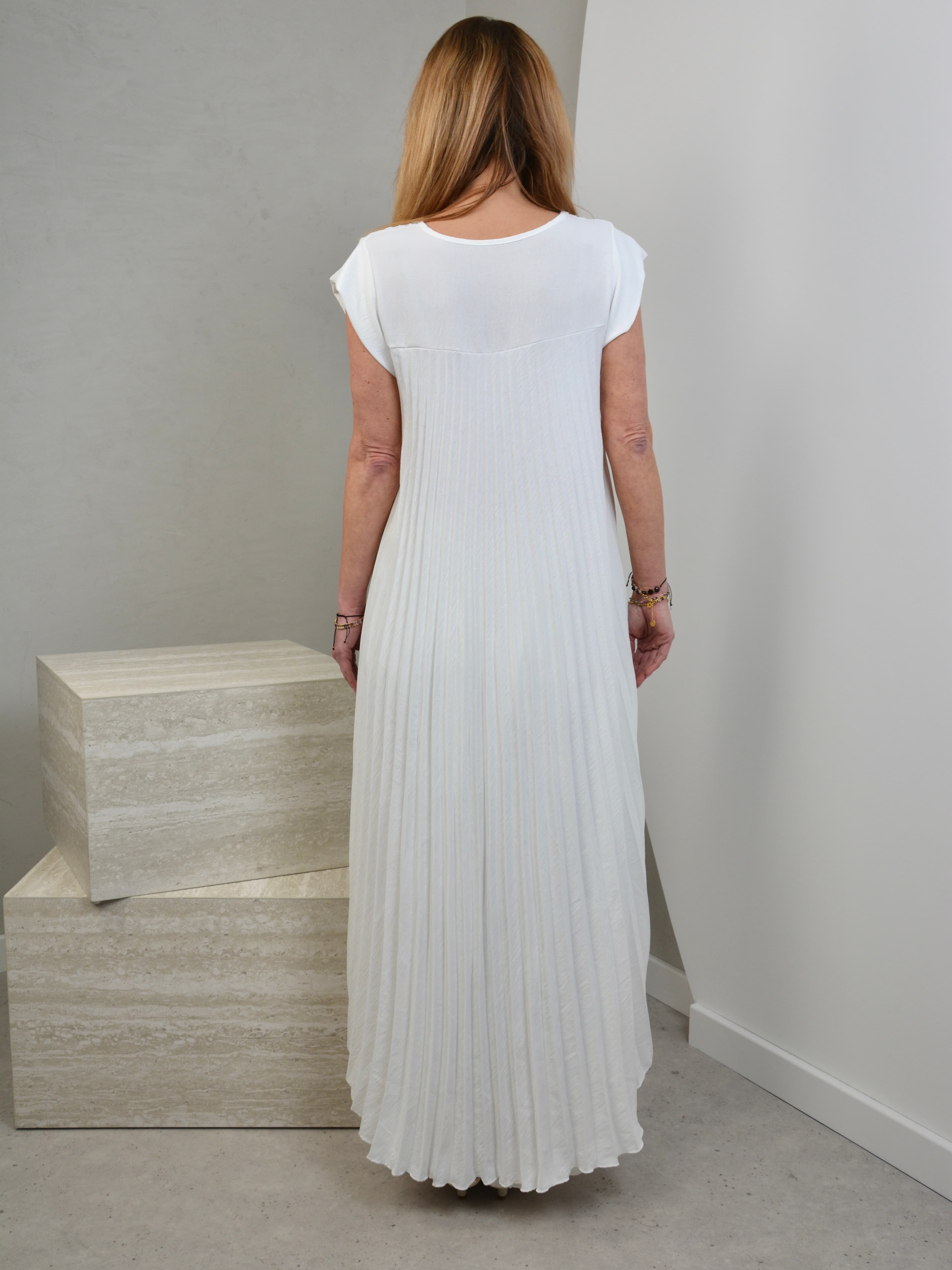 Komplet plisowany z fraczkiem