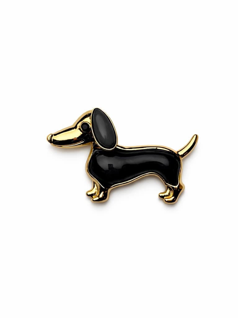 Broszki z gładką masą