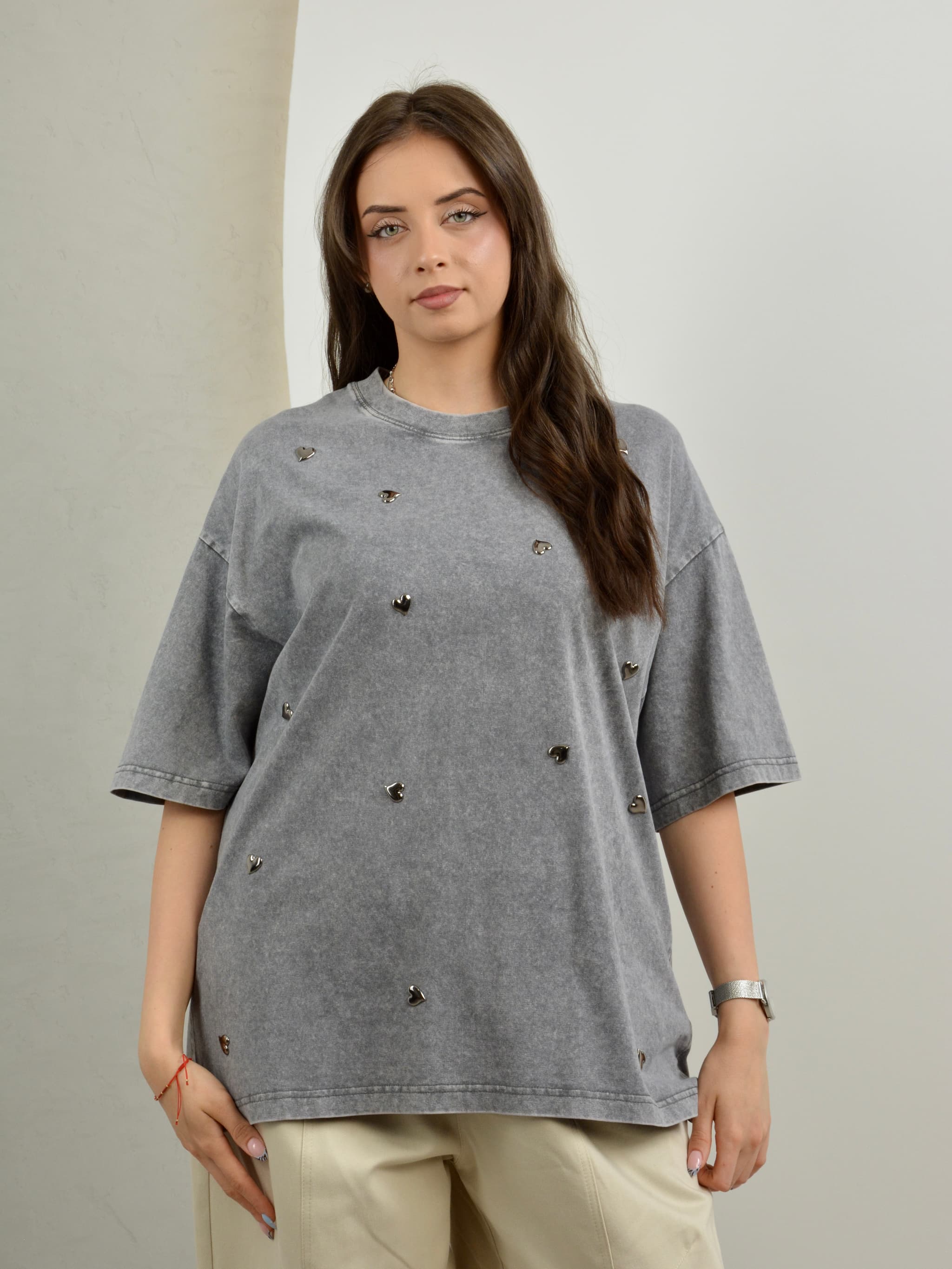 T-shirt z serduszkami