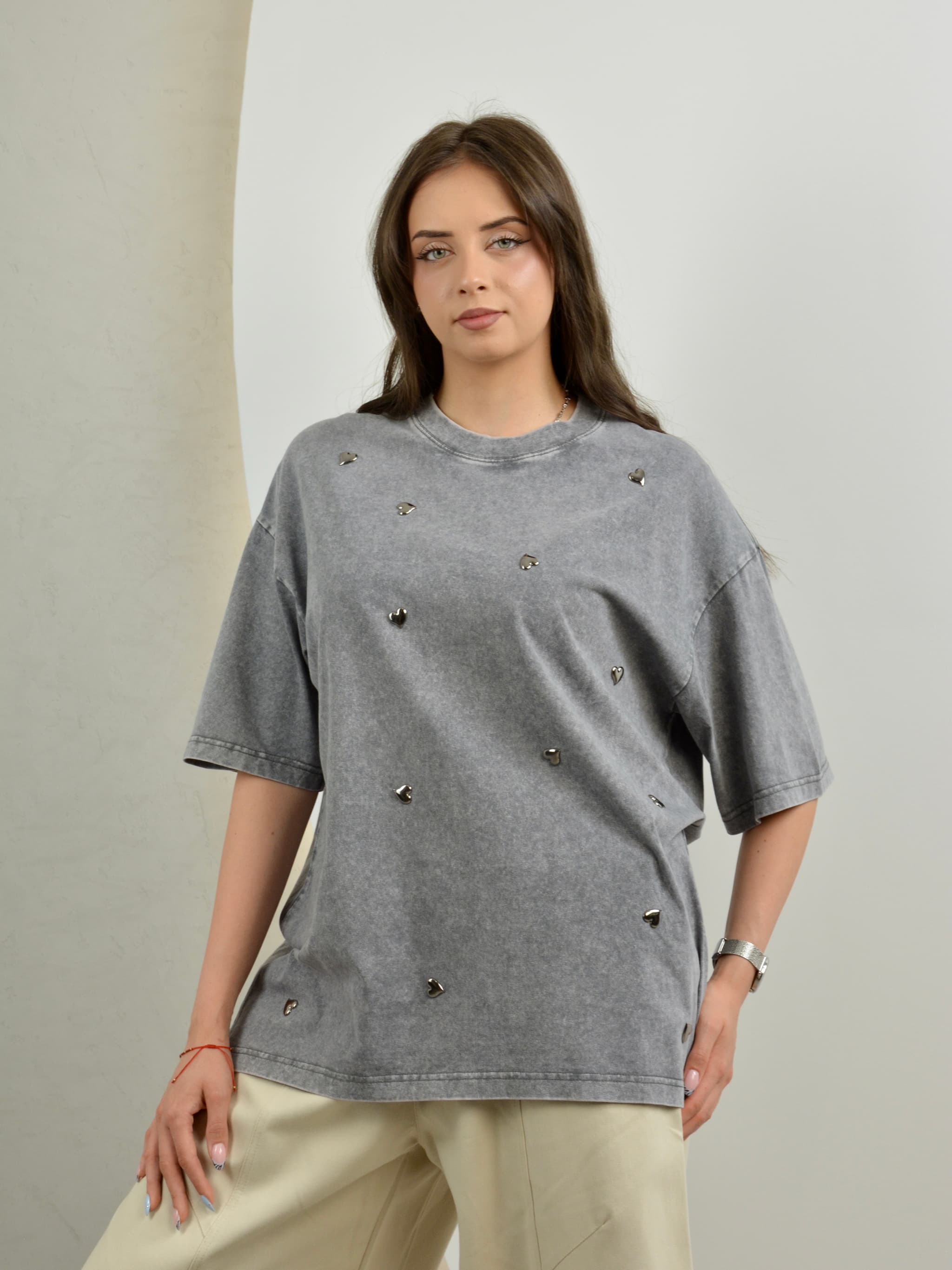 T-shirt z serduszkami