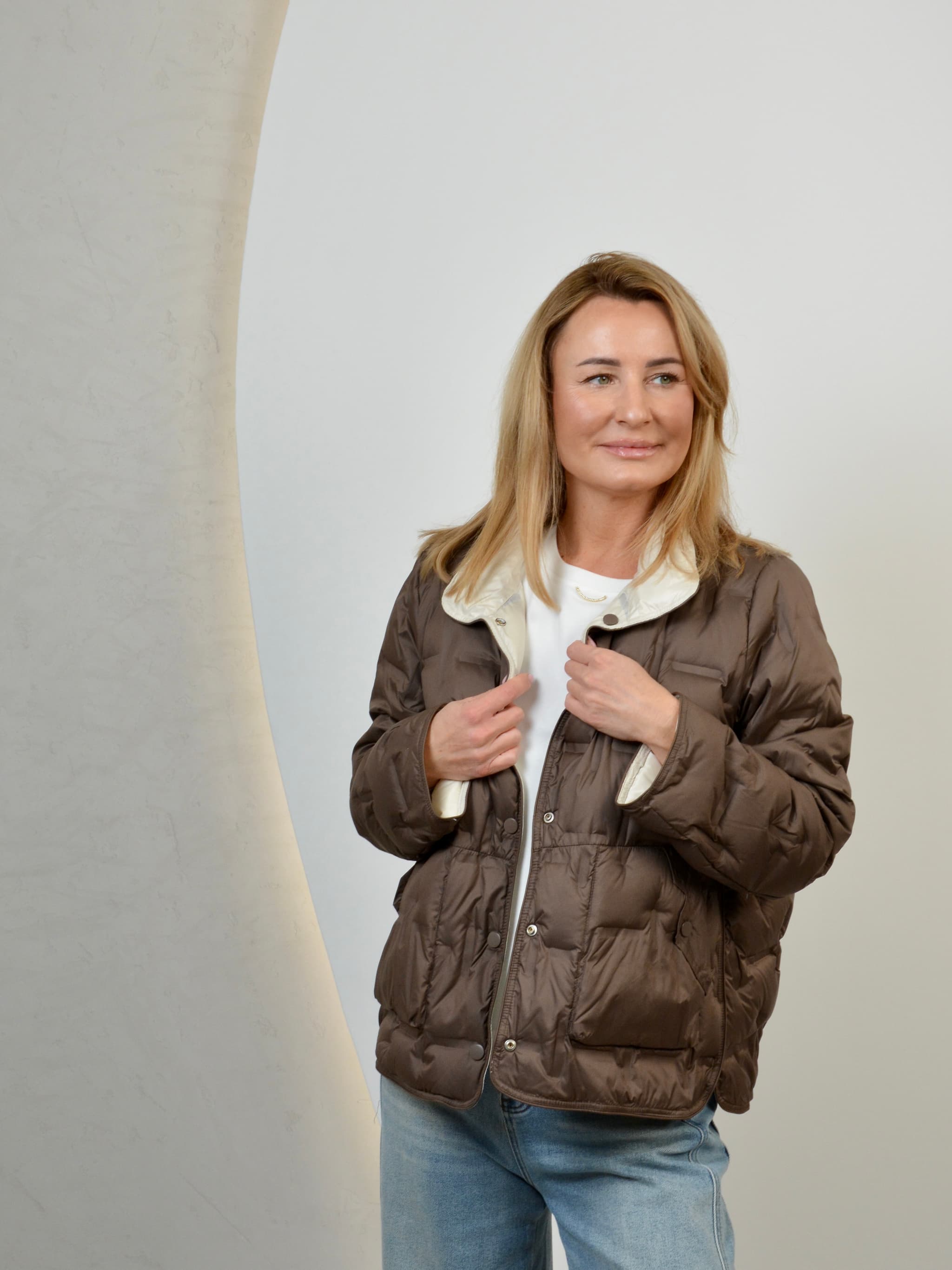 Kurtka z naturalnym wypełnieniem
