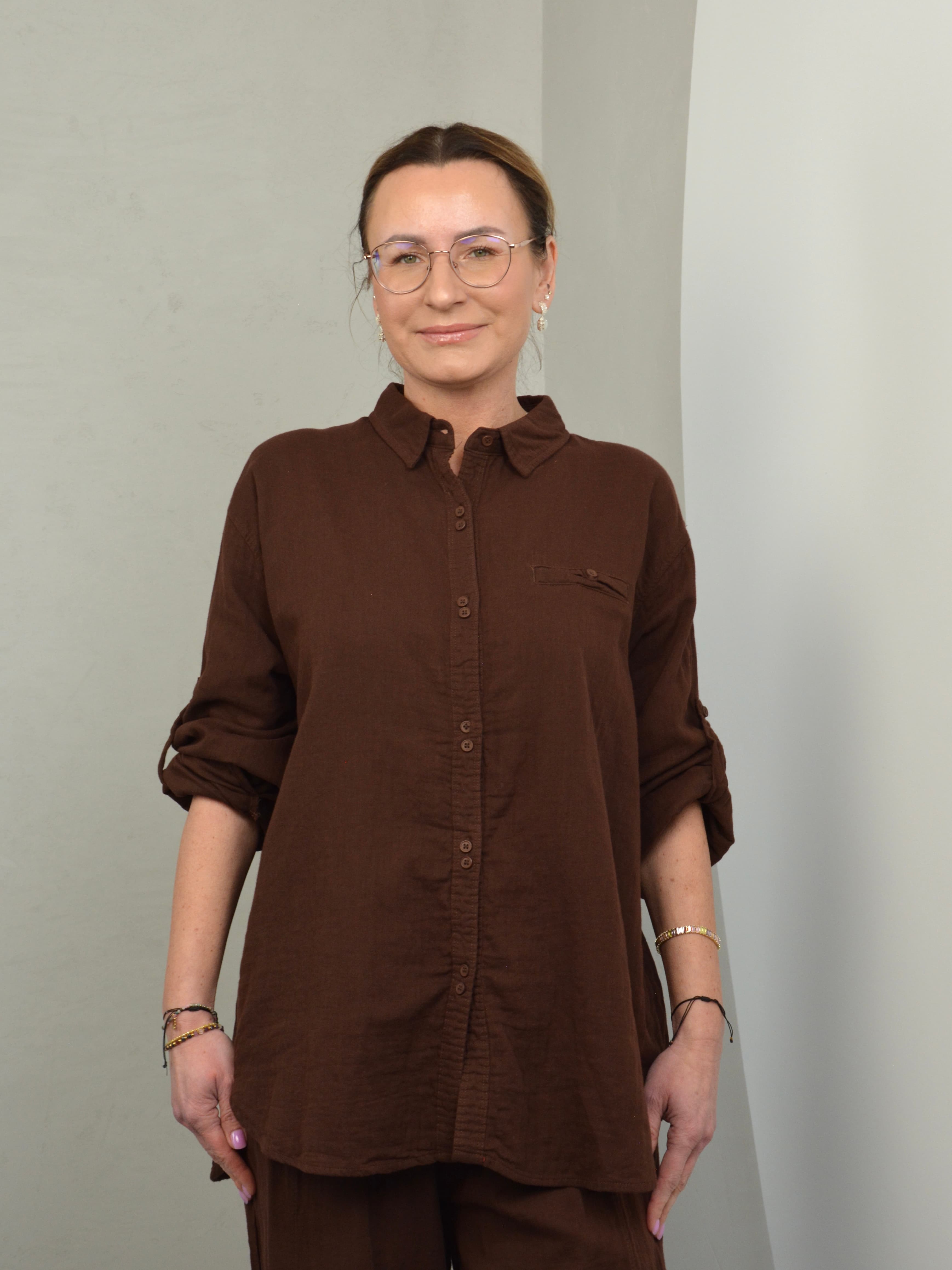 Koszula z atrapą kieszeni