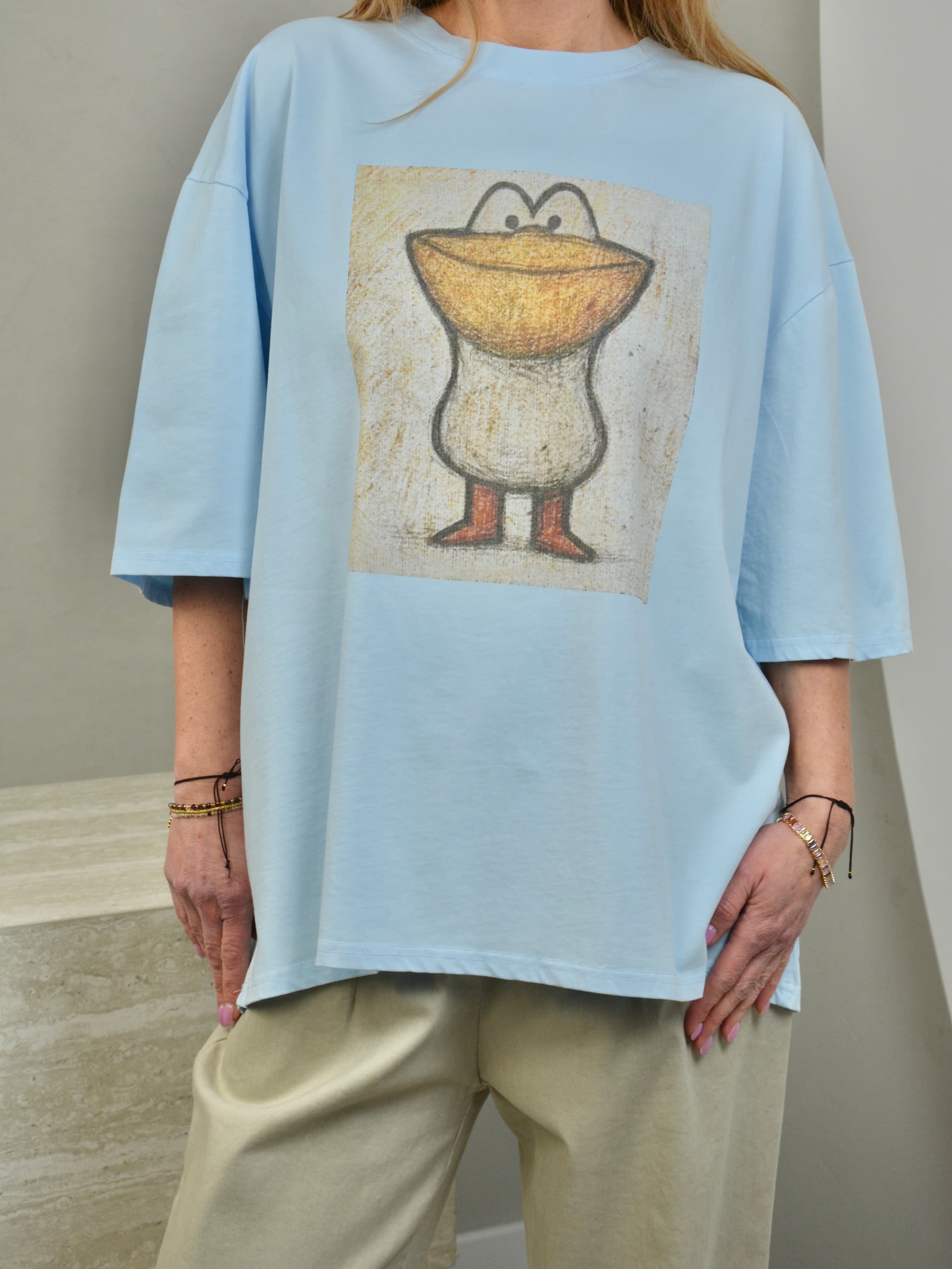 T-shirt z gęsią