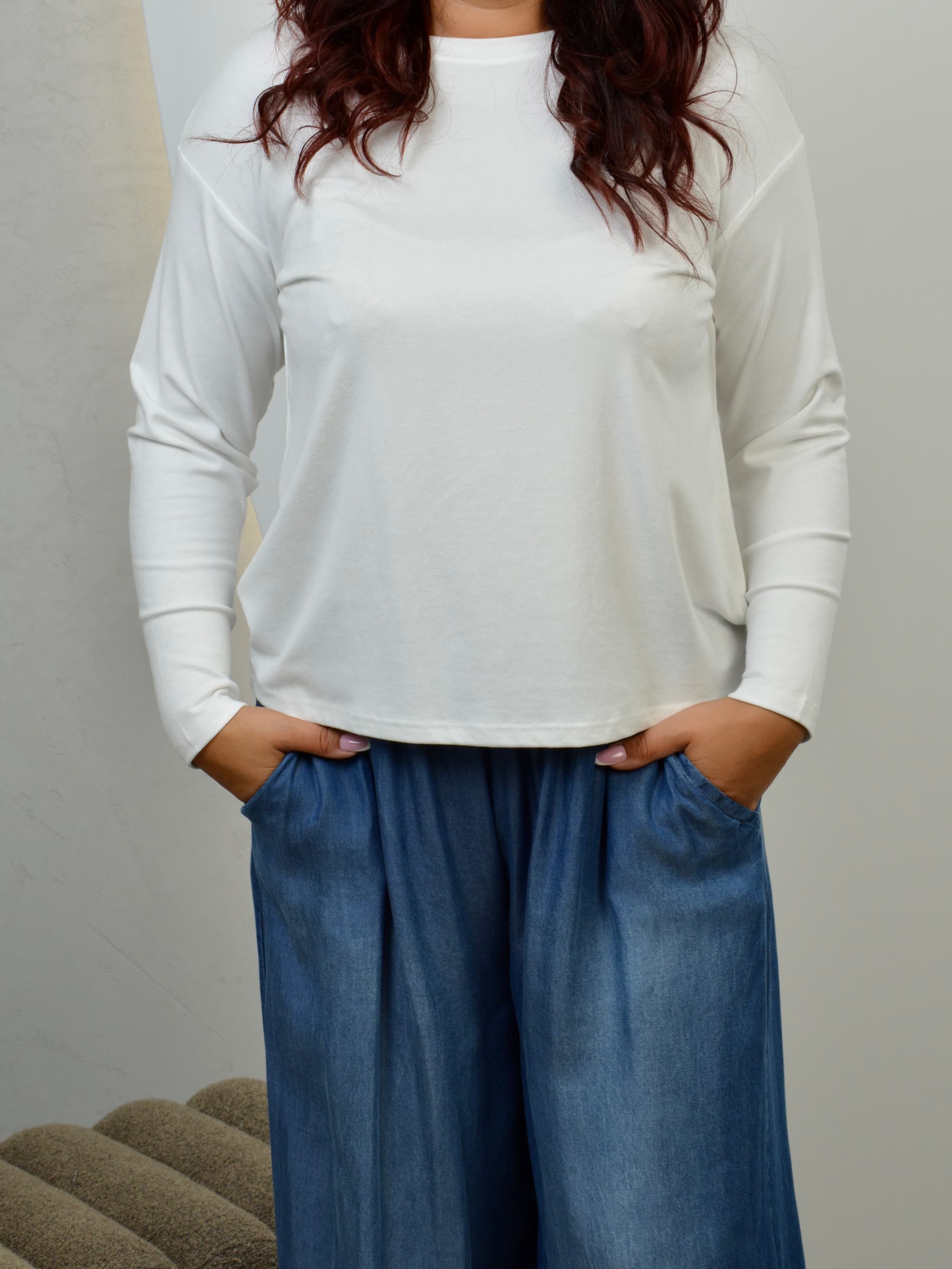 Longsleeve gładki